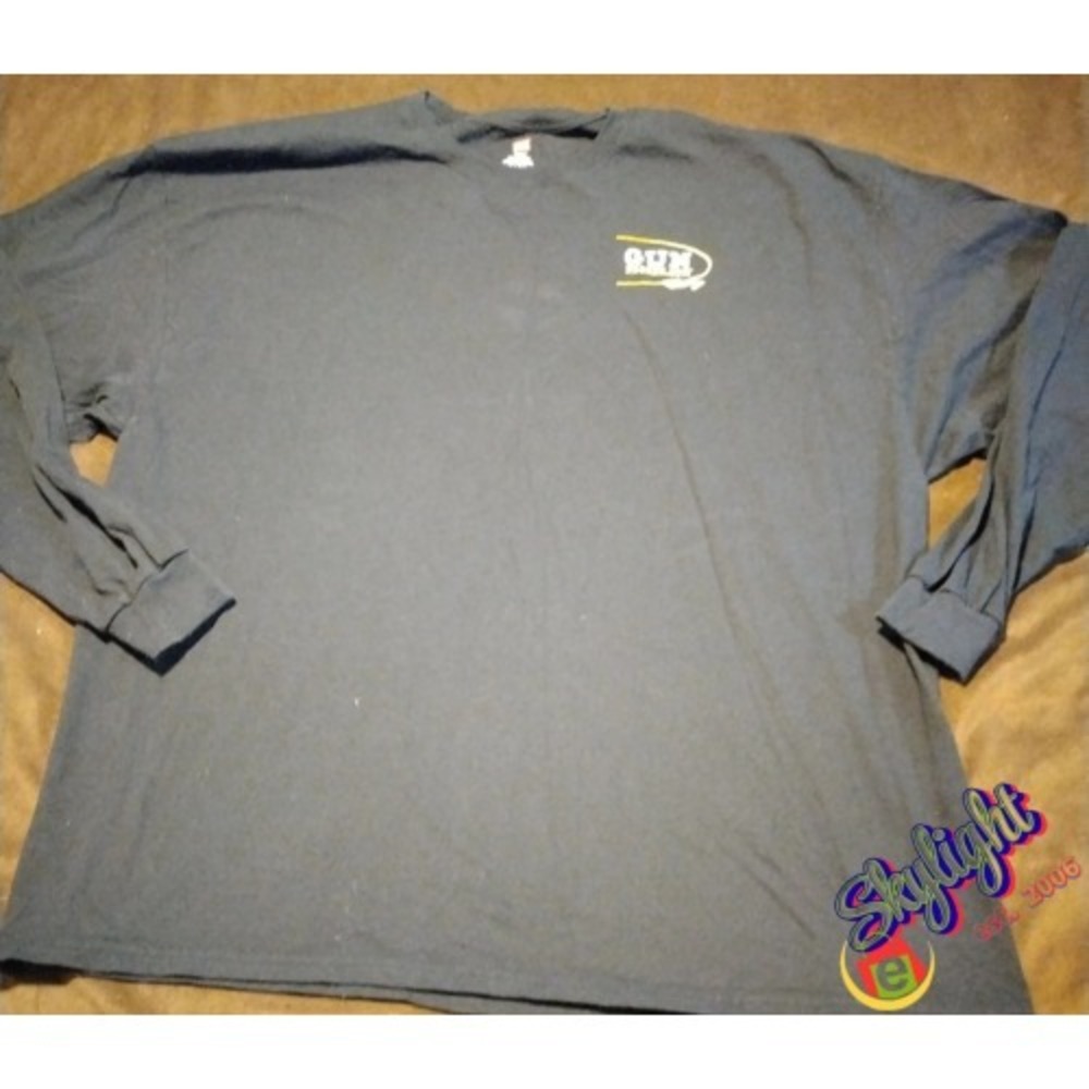 Champion Men's Black Nascar Gunbroker Racing Long Sleeve T-Shirt Size 3xl